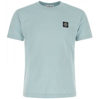 Stone Island Compass Logo T-Shirt Aqua