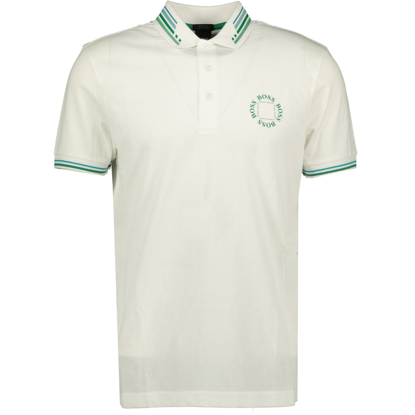 Boss White Luxury Cotton Polo - LinkFashionco