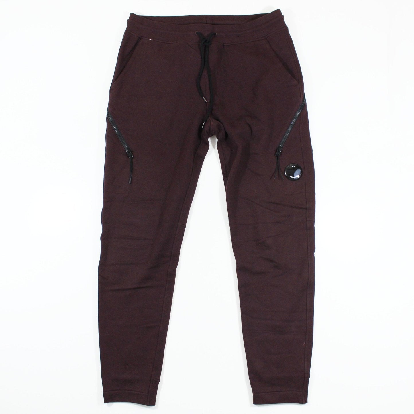 CP Company Maroon Lens Tracksuit Bottoms - LinkFashionco