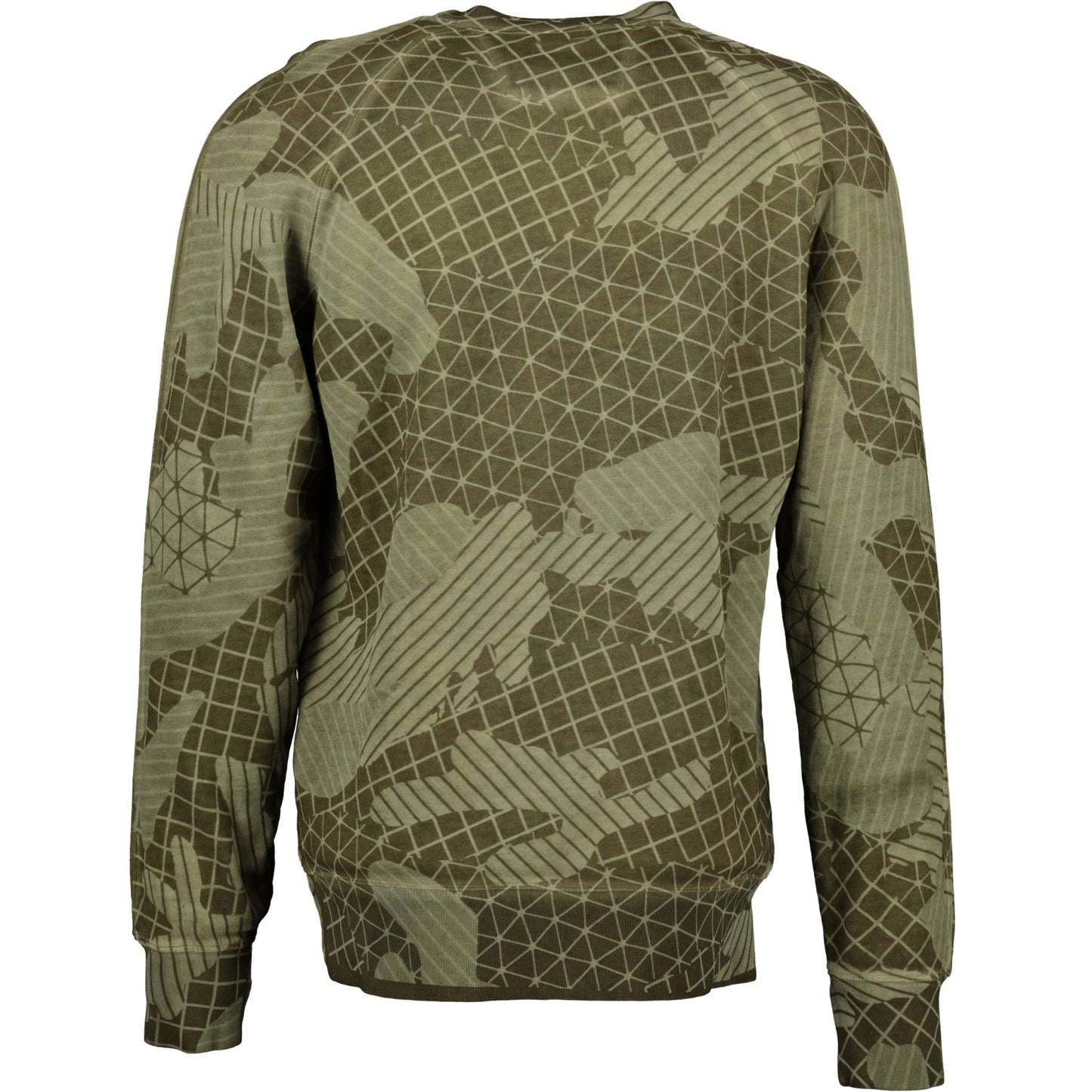 CP Company Olive Lasered Cotton Sweatshirt - LinkFashionco