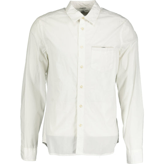 CP Company White Pocket Logo Shirt - LinkFashionco