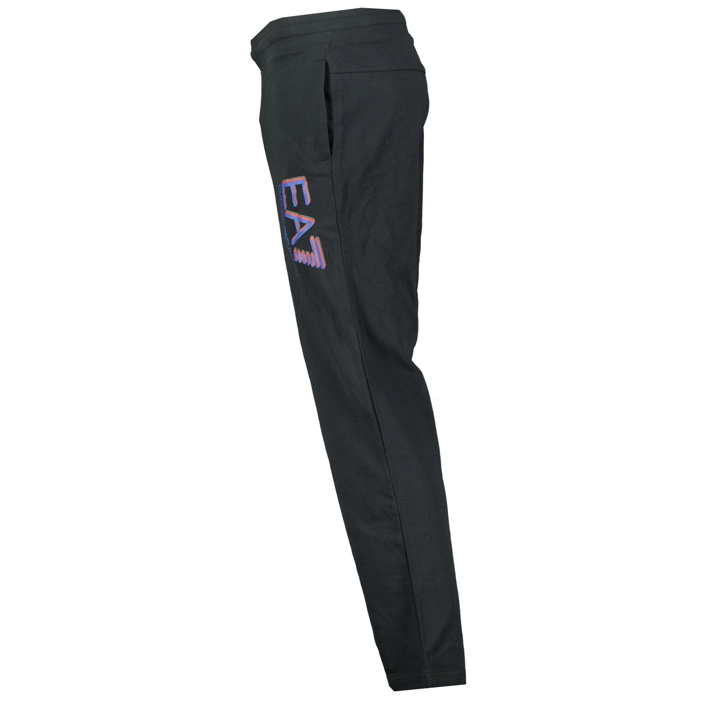 EA7 Open Bottom Tracksuit Bottoms Navy - LinkFashionco