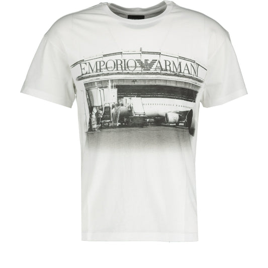 Emporio Armani Boarding Capsule Collection White T-Shirt - LinkFashionco