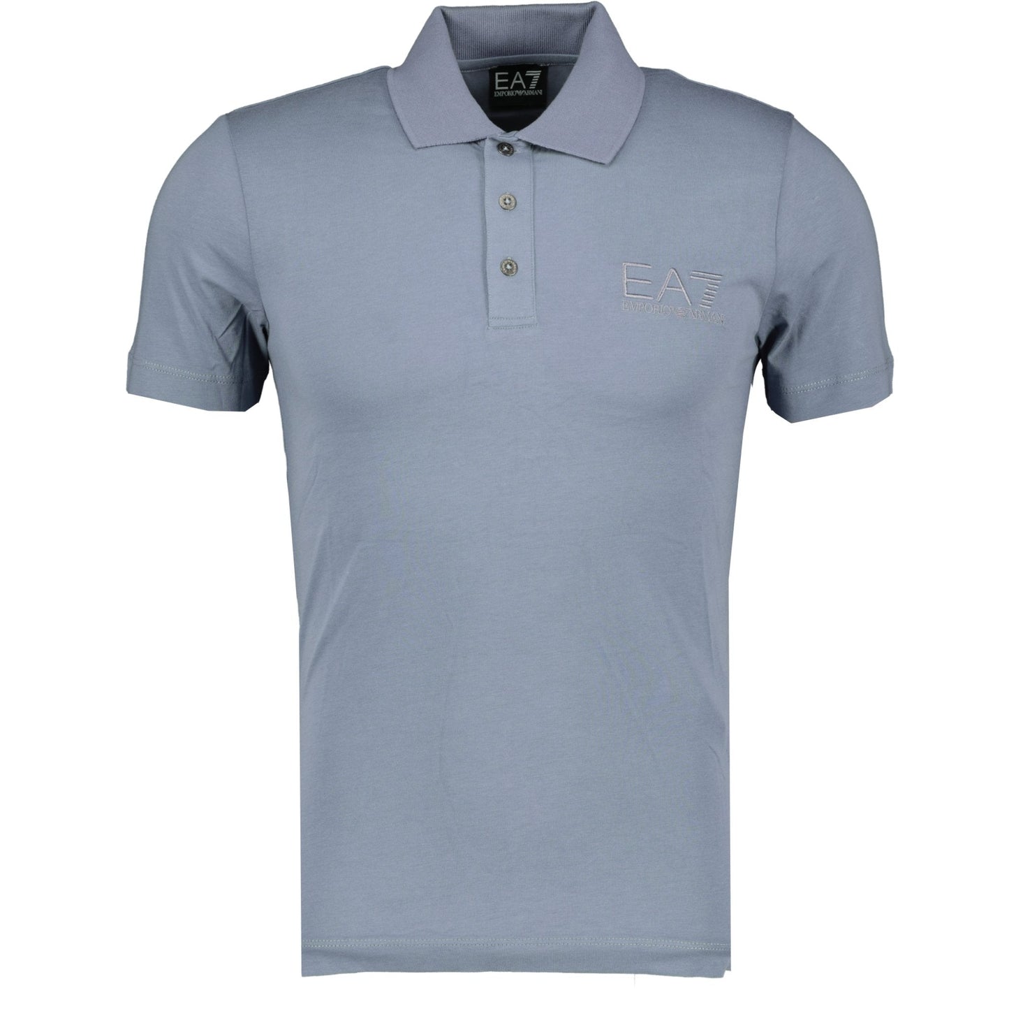Emporio Armani Chest Logo Polo Grey - LinkFashionco