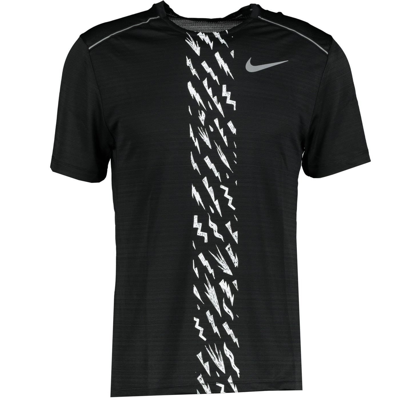 Nike Dri-Fit Breathe T-Shirt Black Pattern - LinkFashionco