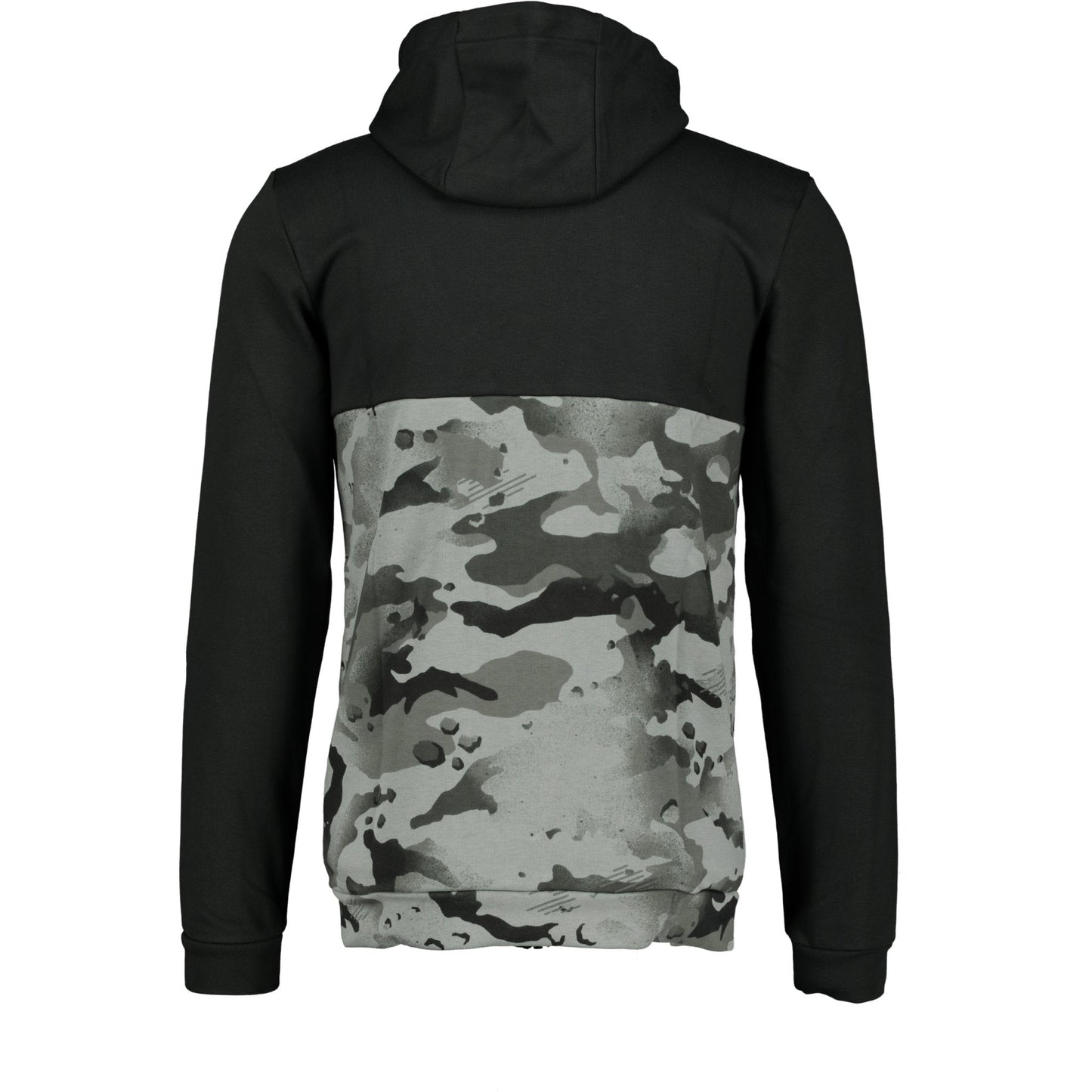 Nike Dri-Fit Full Zip Black & Grey Camo Hoodie - LinkFashionco