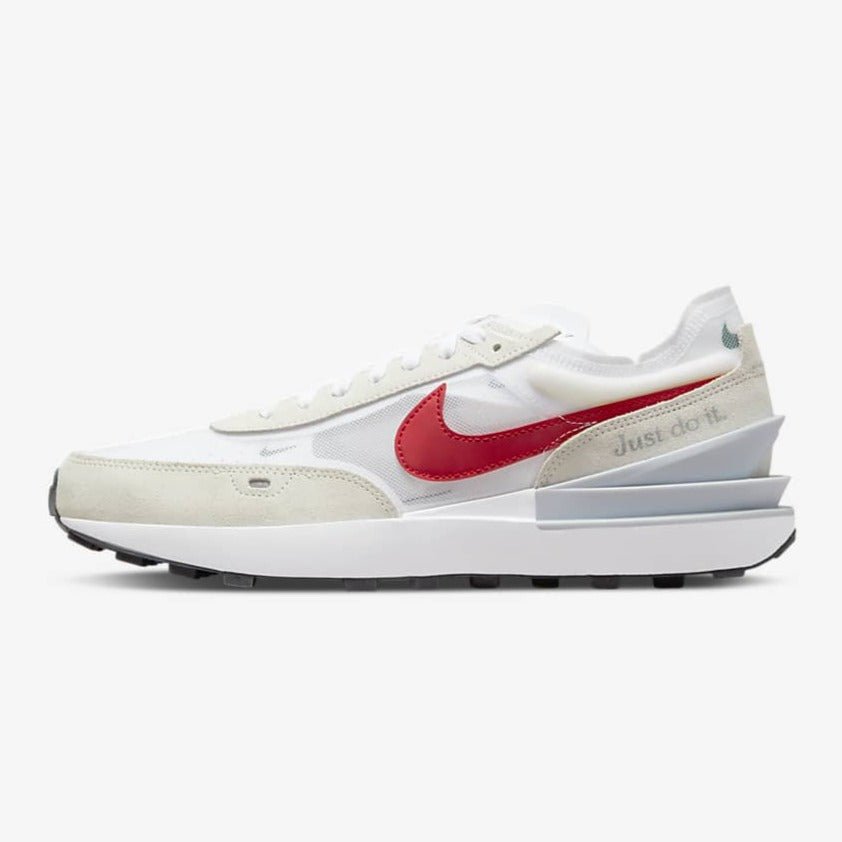 Nike Waffle One White/Metallic Silver/Red - LinkFashionco