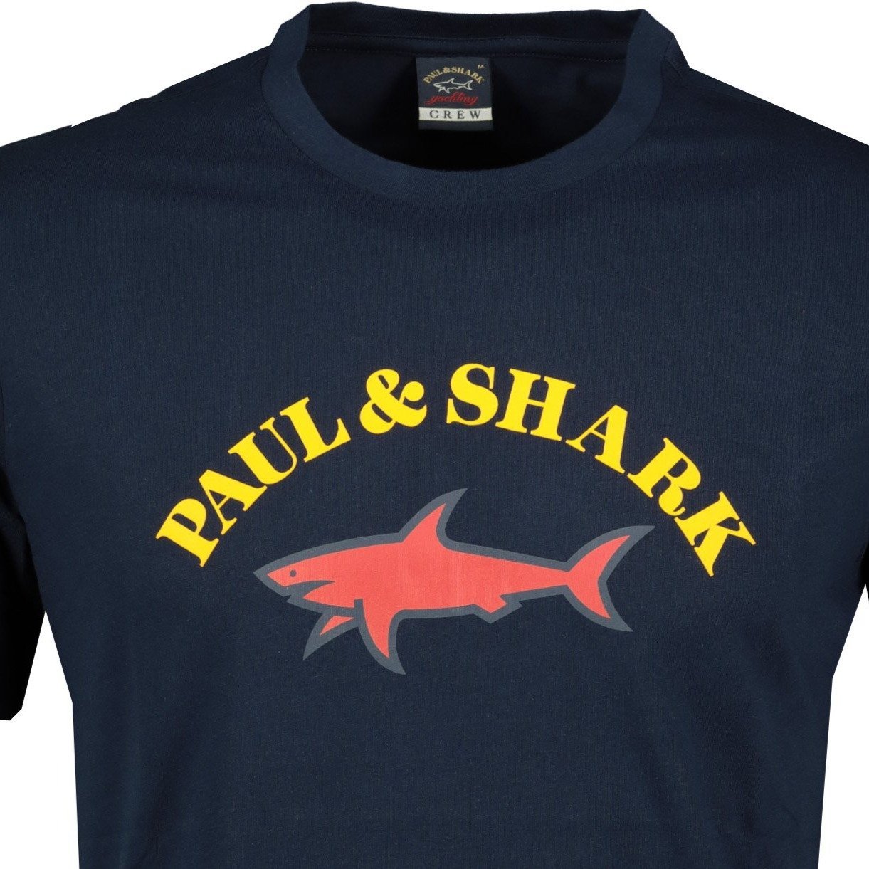 Paul & Shark Crew Logo T-Shirt Navy - LinkFashionco