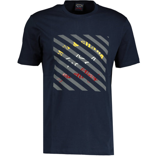 Paul & Shark Yachting Reflective Print Logo T-Shirt Navy - LinkFashionco