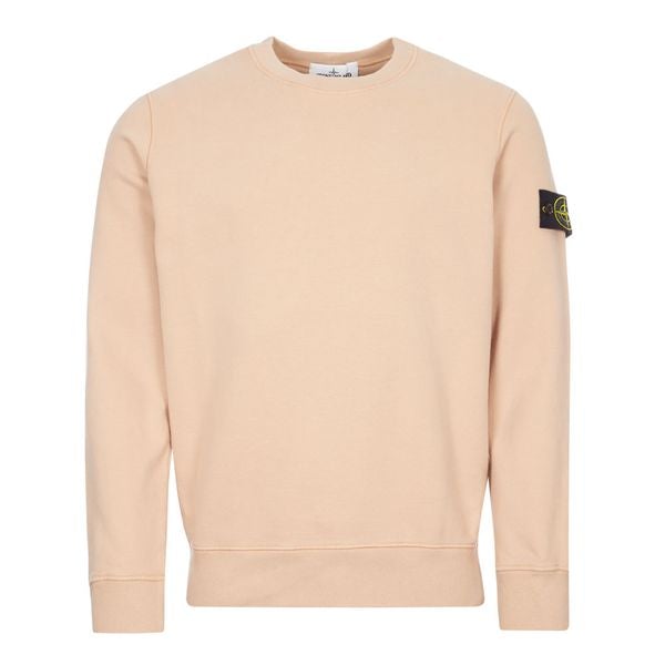 Stone Island Cotton Jumper Antique Rose - LinkFashionco