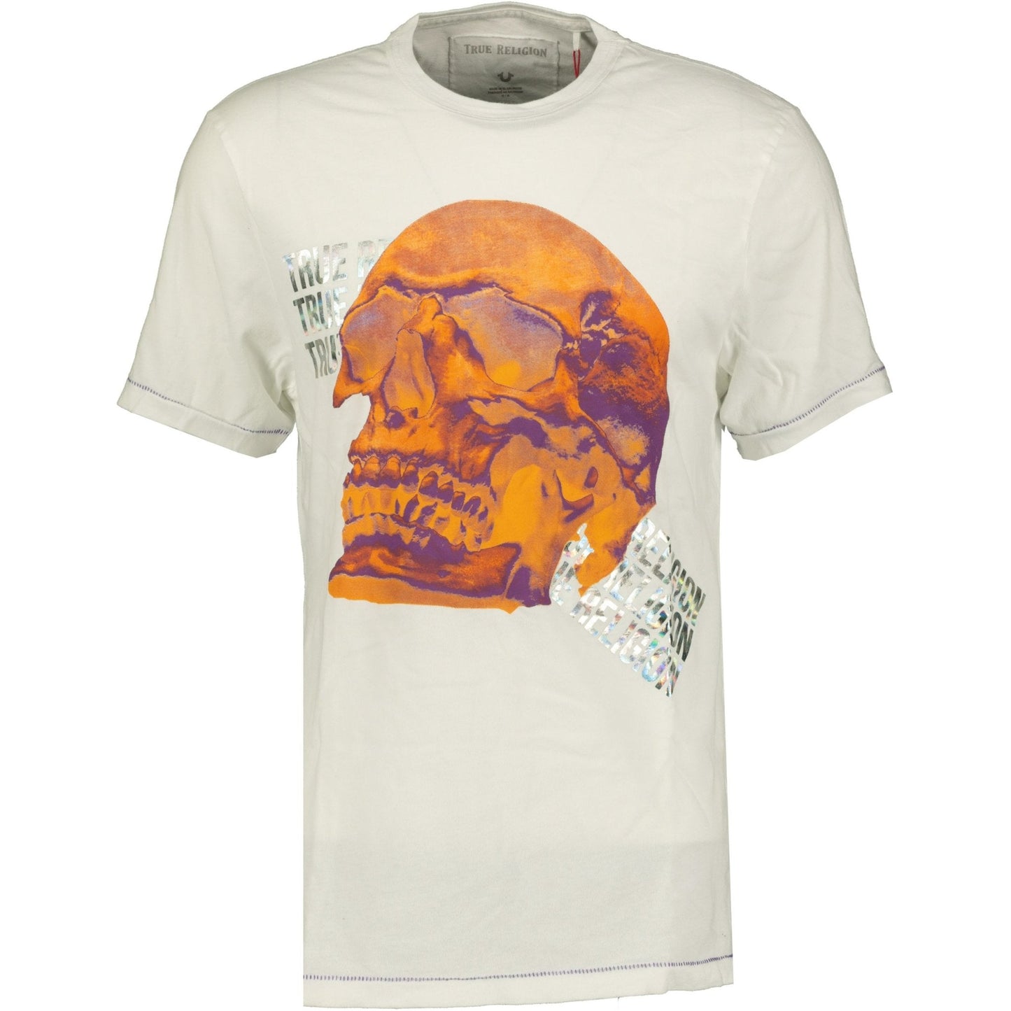 True Religion White Skull T-Shirt - LinkFashionco