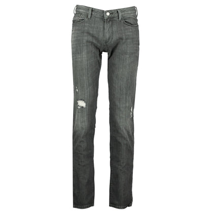 Armani Jeans J10 Extra Slim Fit Black Jeans - LinkFashionco