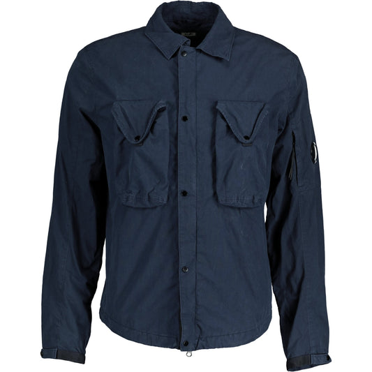 CP Company 50 Fili Lens Detail Jacket Navy - LinkFashionco