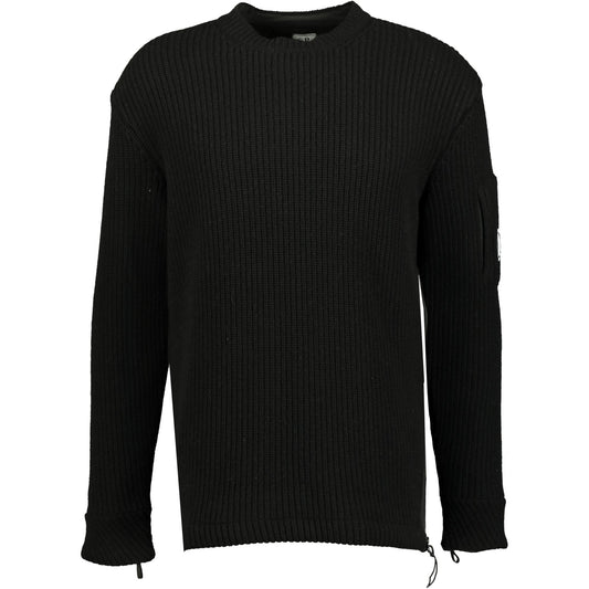 CP Company Black Lens Detail Cardigan - LinkFashionco