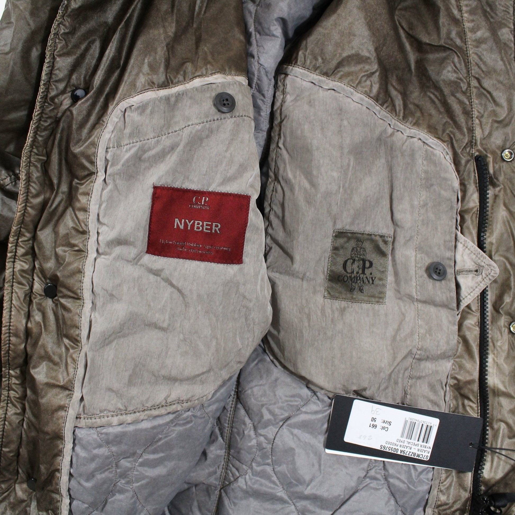 CP Company Grey Special Dyed Nyber Jacket - LinkFashionco