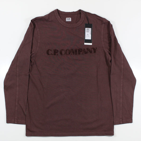 CP Company Maroon Heavy Jersey T Shirt - LinkFashionco