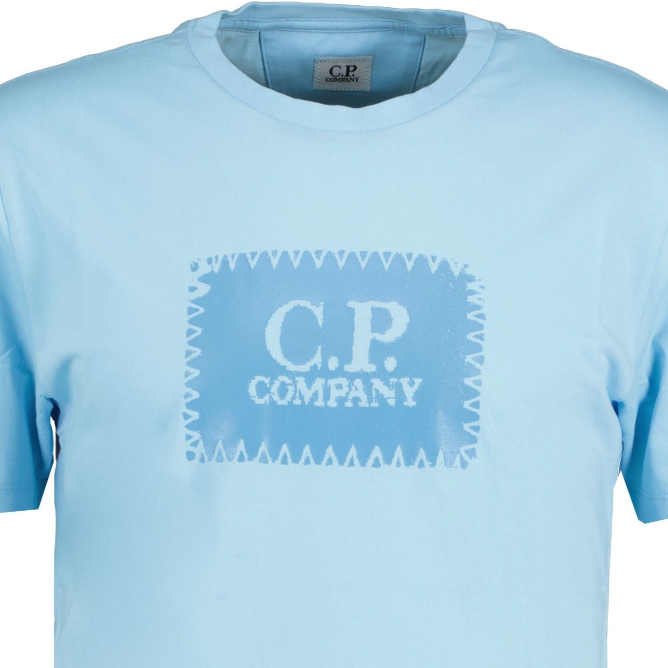 CP Company Stitch Print T-Shirt Blue - chancefashionco
