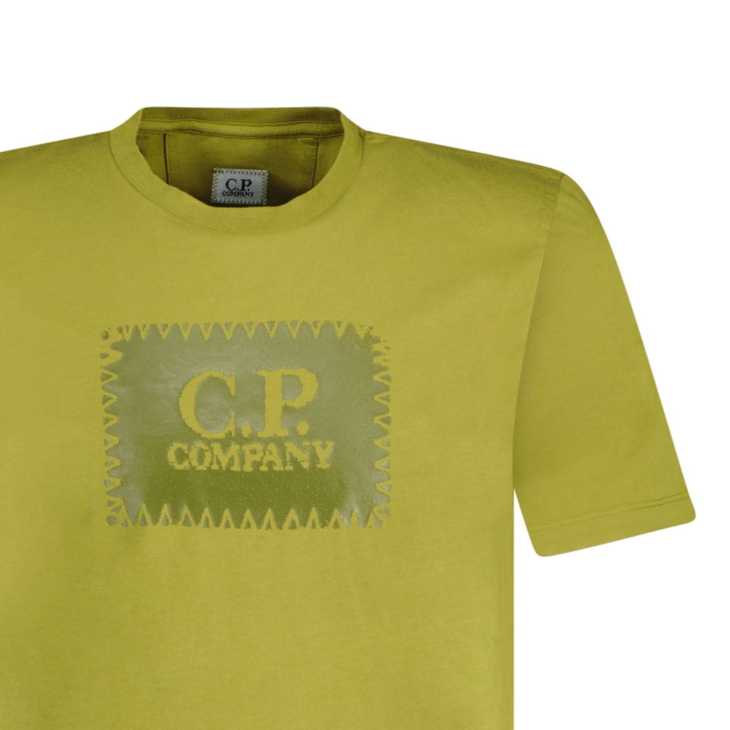 CP Company Stitch Print T-Shirt Olive - chancefashionco