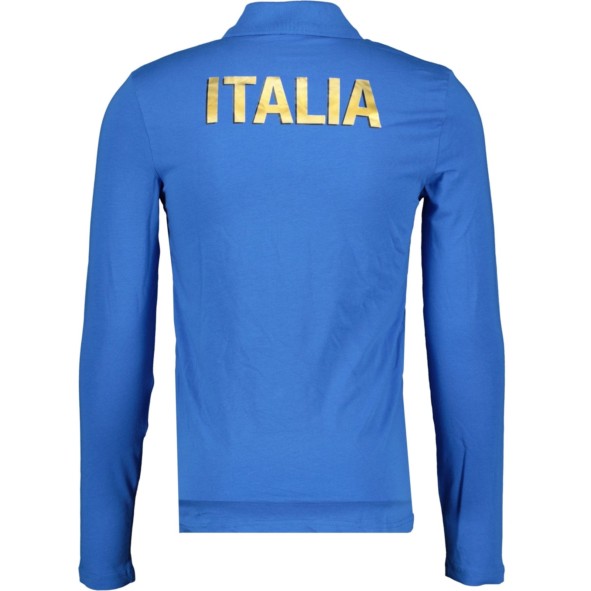 EA7 Italia Blue Long Sleeve Polo Tshirt - LinkFashionco