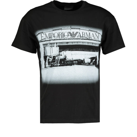 Emporio Armani Boarding Capsule Collection Black T-Shirt - LinkFashionco