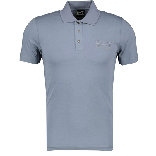 Emporio Armani Chest Logo Polo Grey - LinkFashionco