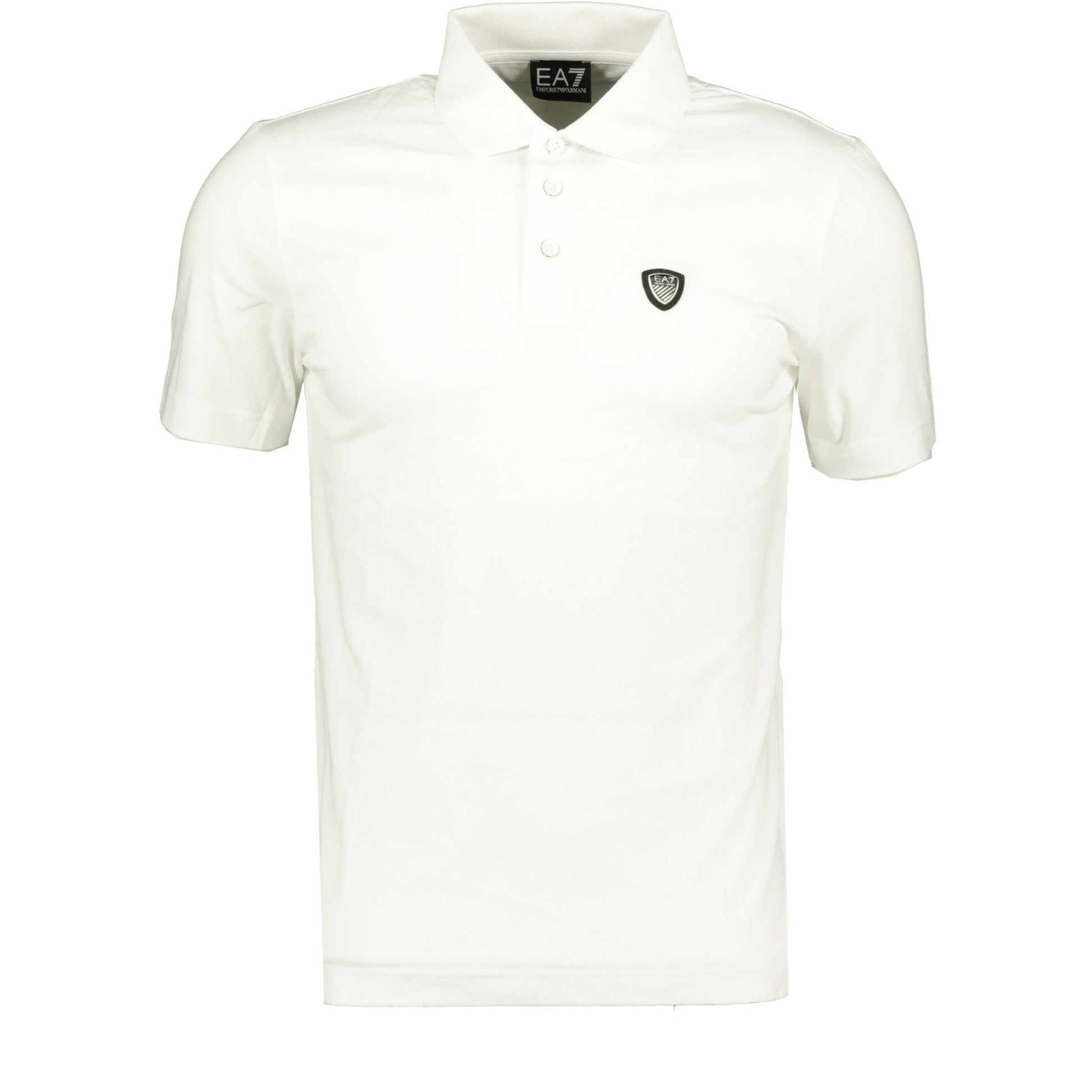 Emporio Armani Chest Logo Polo White - LinkFashionco