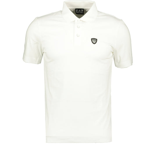 Emporio Armani Chest Logo Polo White - LinkFashionco