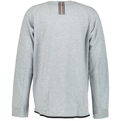 Emporio Armani Chest Logo Sweatshirt Grey & Black - LinkFashionco