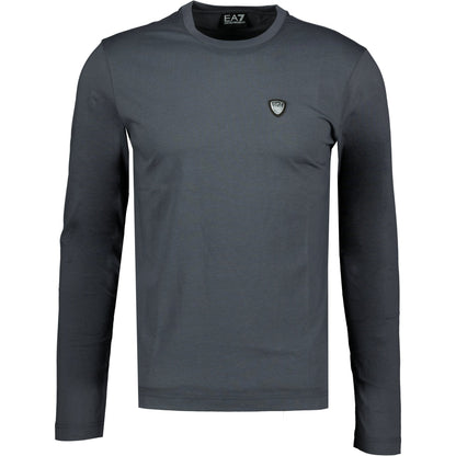 Emporio Armani Chest Logo T- Shirt Dark Grey - LinkFashionco
