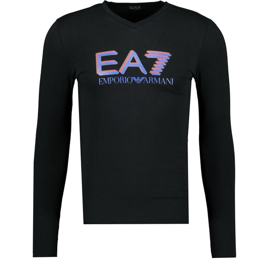Emporio Armani Chest Logo T- Shirt Navy - LinkFashionco