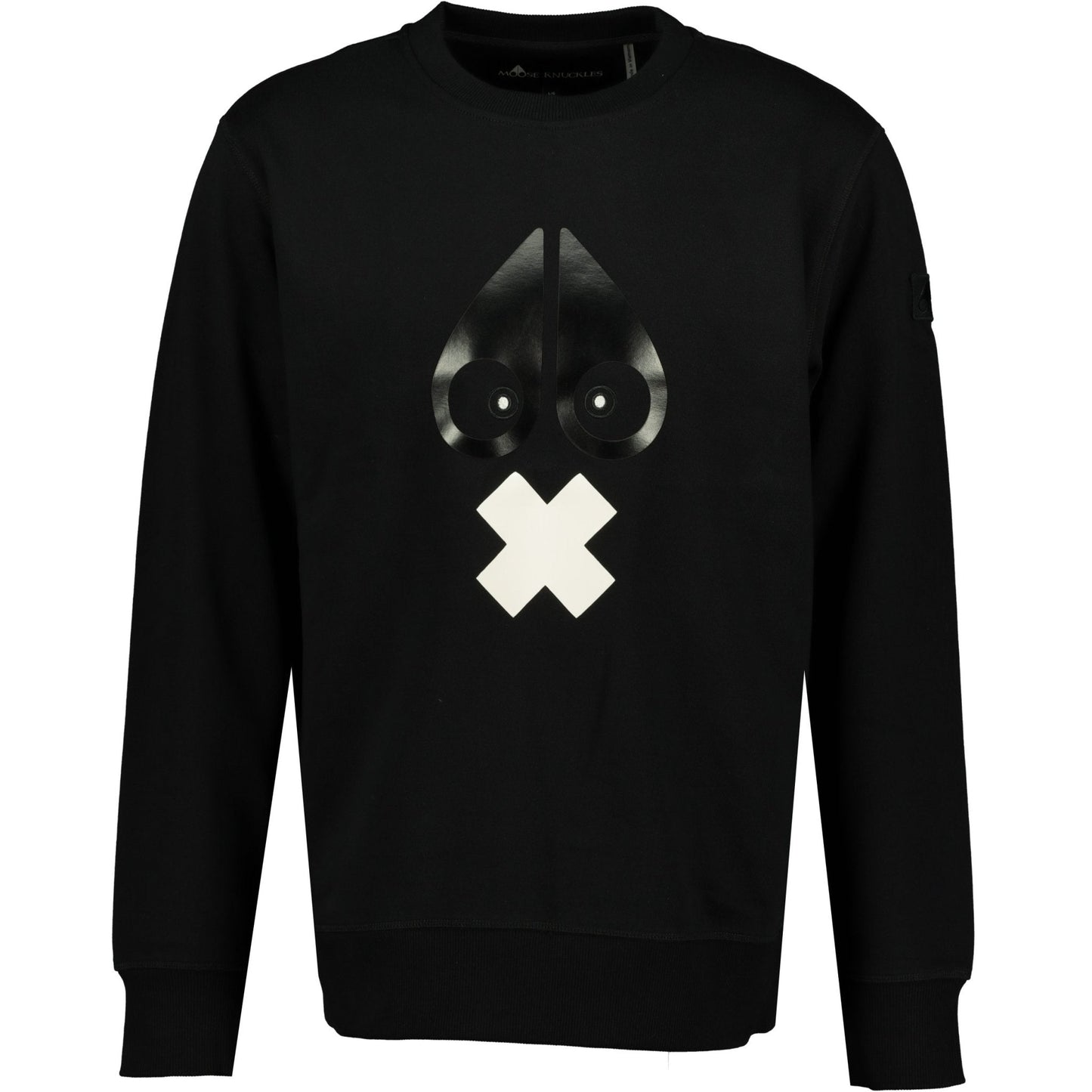 Moose Knuckle Print Sweatshirt Black - LinkFashionco