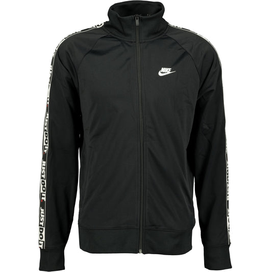 Nike Air Black Tape Logo Zip Hoodie - LinkFashionco