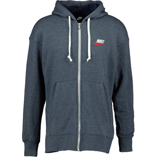 Nike Classic Logo Blue Zip Hoodie - LinkFashionco
