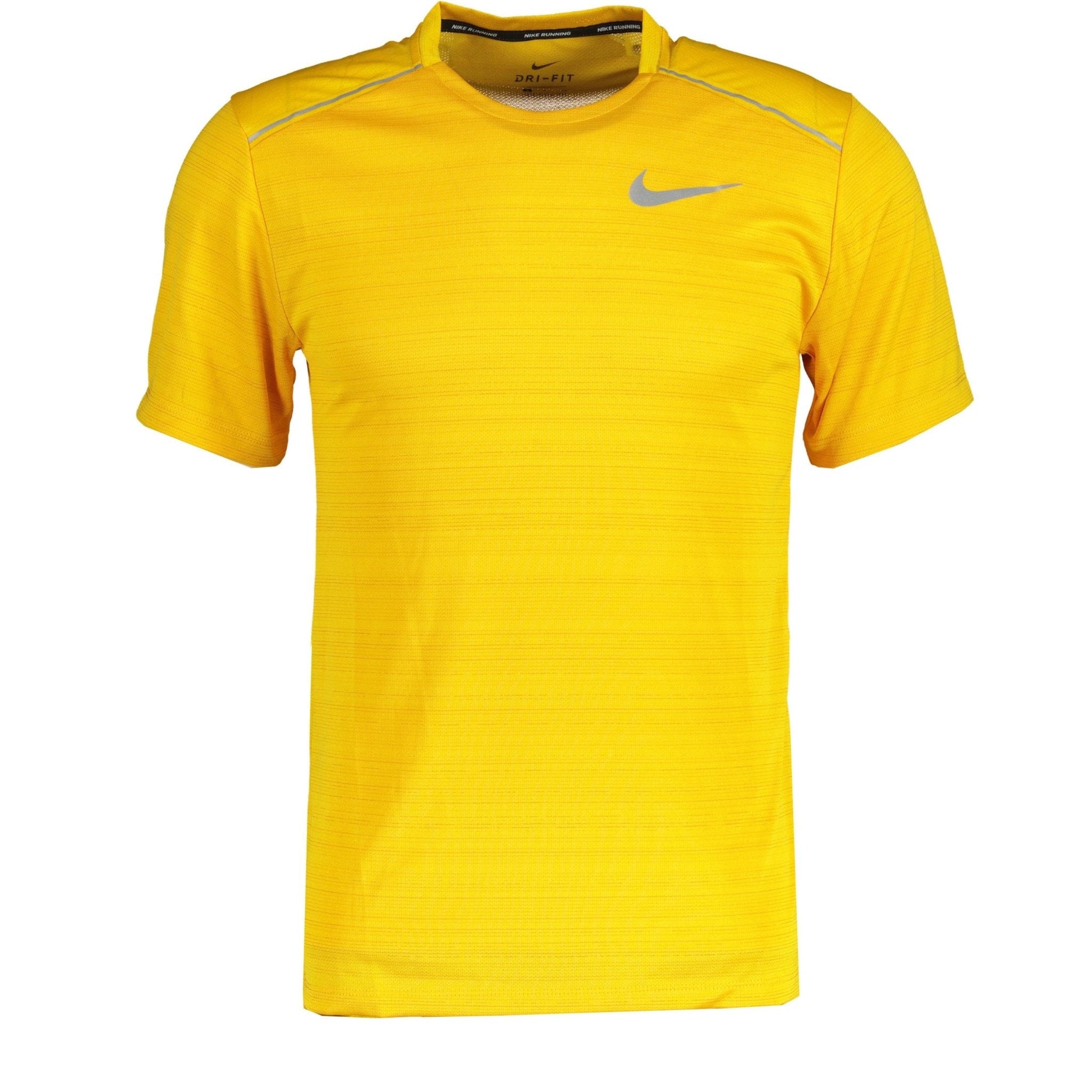 Nike Dri-Fit Miler Breathe T-Shirt Mustard - LinkFashionco