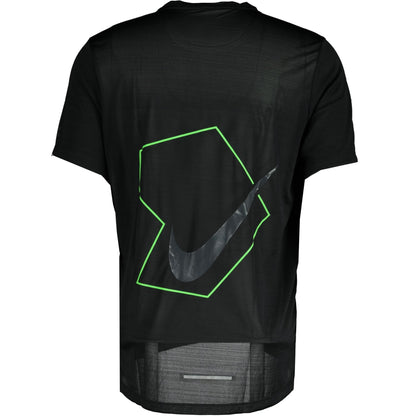 Nike Dri-Fit Miler "Hackney" Breathe T-Shirt Black - LinkFashionco
