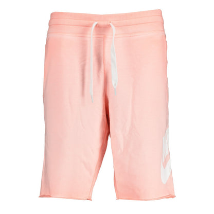 Nike Pink Cotton Shorts - LinkFashionco