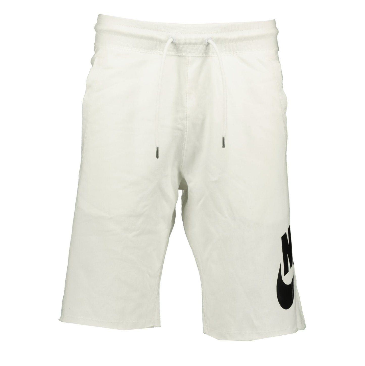 Nike White Cotton Shorts - LinkFashionco