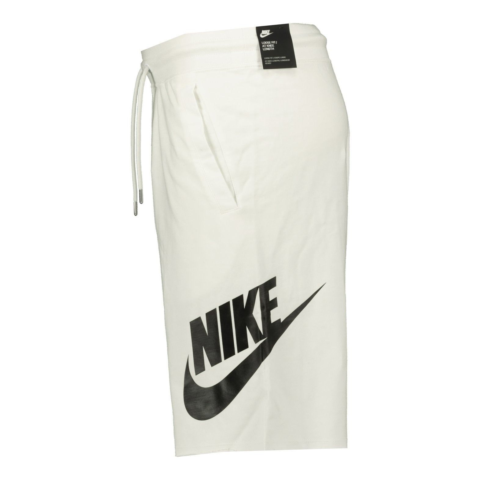 Nike White Cotton Shorts - LinkFashionco