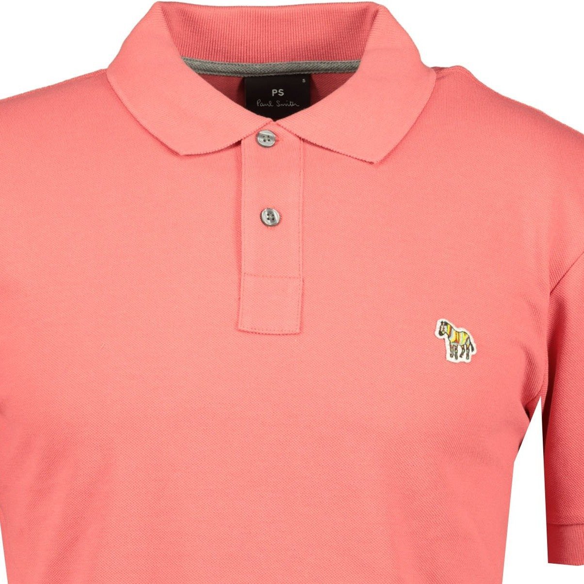 Paul Smith Zebra Logo Polo T-Shirt Peach - LinkFashionco