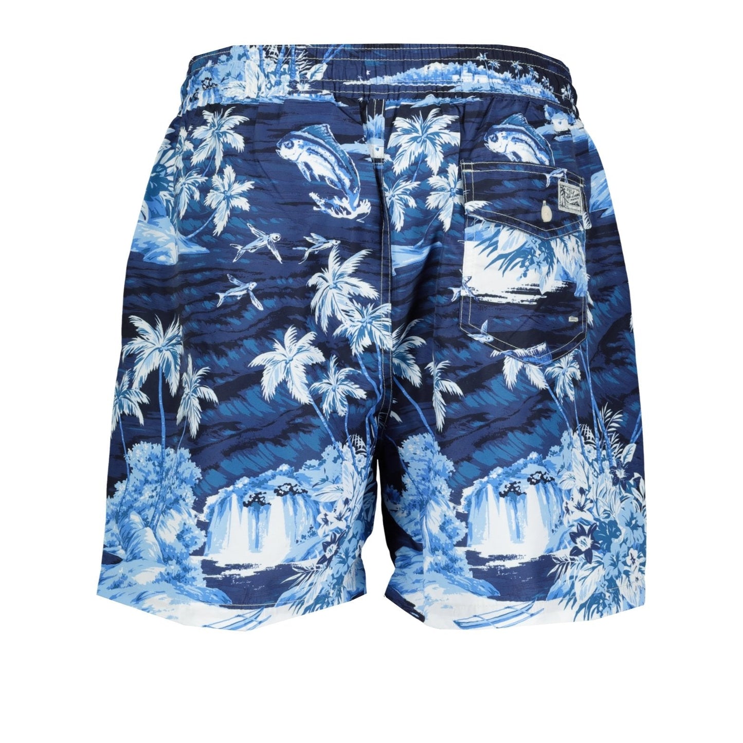 Polo Ralph Lauren Blue Nature Print Shorts - LinkFashionco