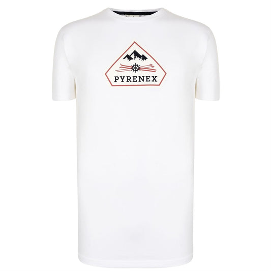 Pyrenex Karel Logo T-Shirt White - LinkFashionco