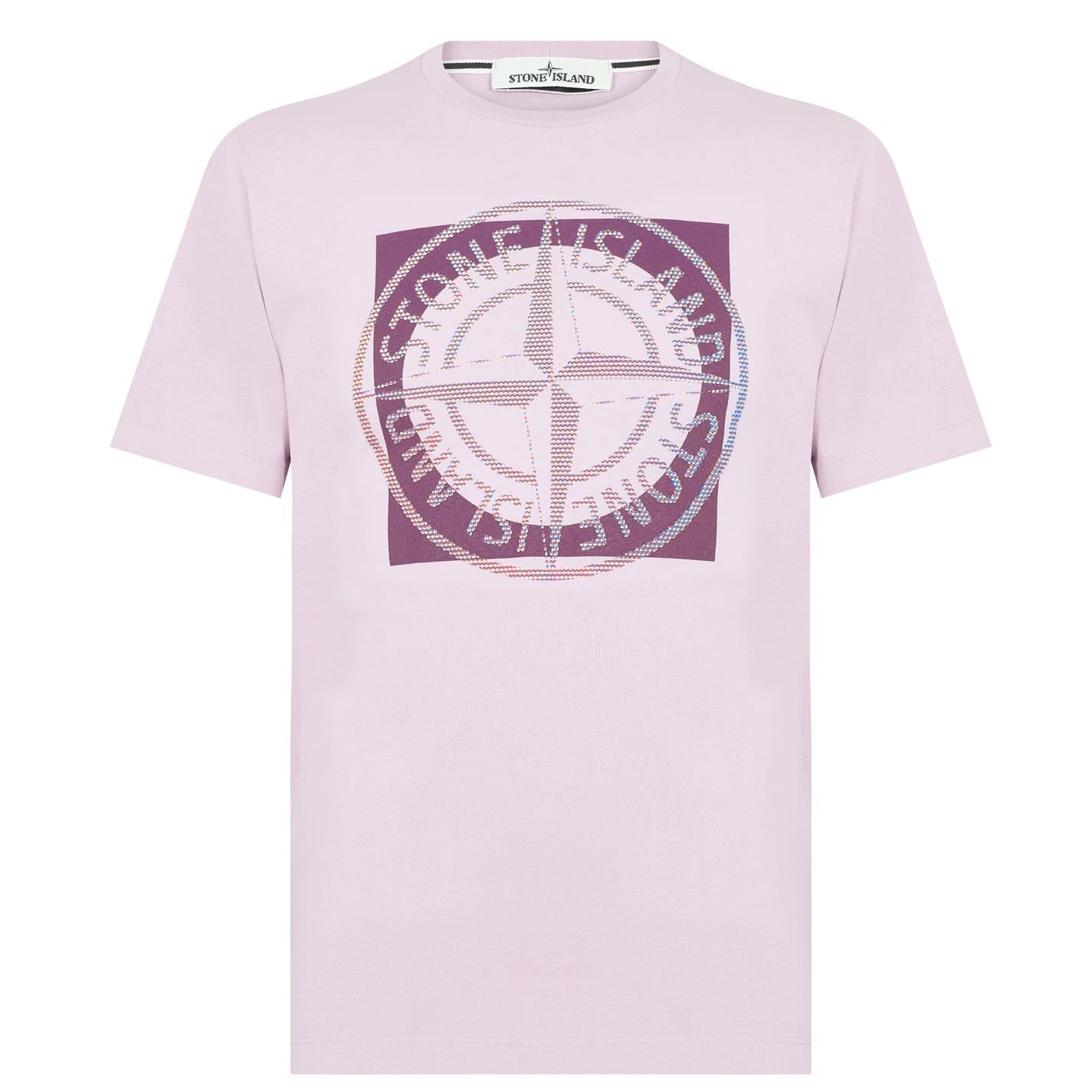 Stone Island 30/1 Tricomia T-Shirt Light Pink