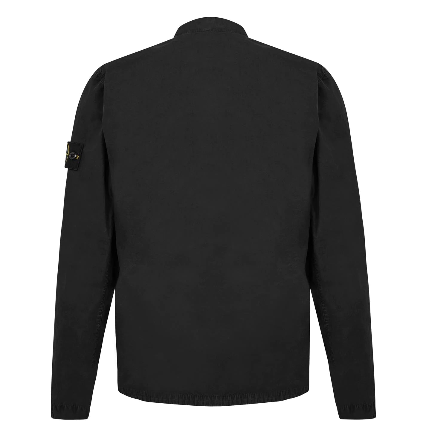 Stone Island Brushed Cotton 2 Pocket Shirt Jacket Black