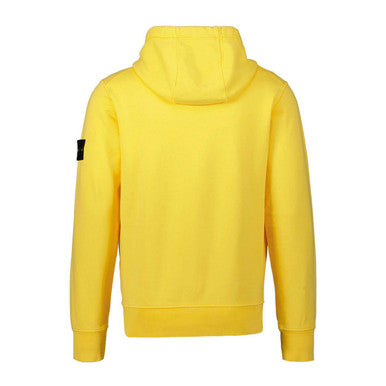 Stone Island Zip Hooded Sweatshirt Yellow
