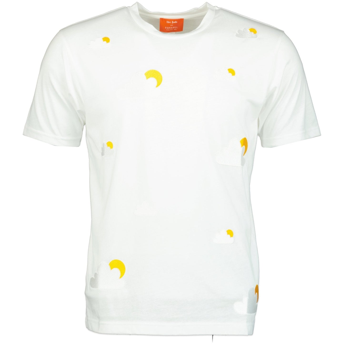 Sunspell X John Booth Moon T-Shirt White - LinkFashionco